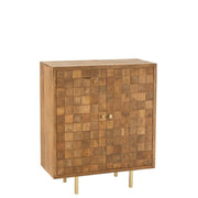 Opbergkast Naturel Mdf 42x89 cm-Opbergkasten-J-Line