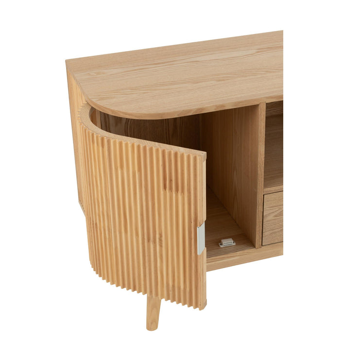 Opbergkast Naturel Mdf S 40x120 cm-Opbergkasten-J-Line