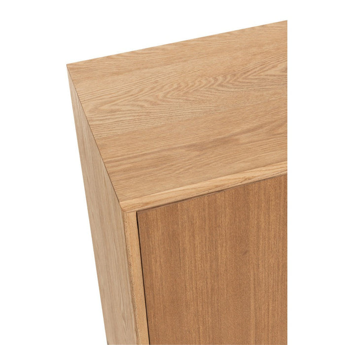 Opbergkast Naturel Metaal 35x80 cm-Opbergkasten-J-Line