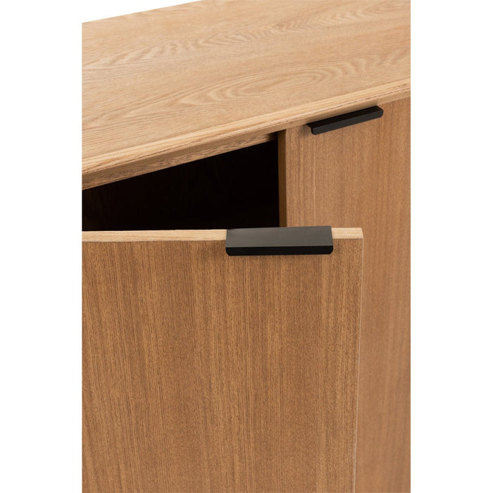 Opbergkast Naturel Metaal 35x80 cm-Opbergkasten-J-Line