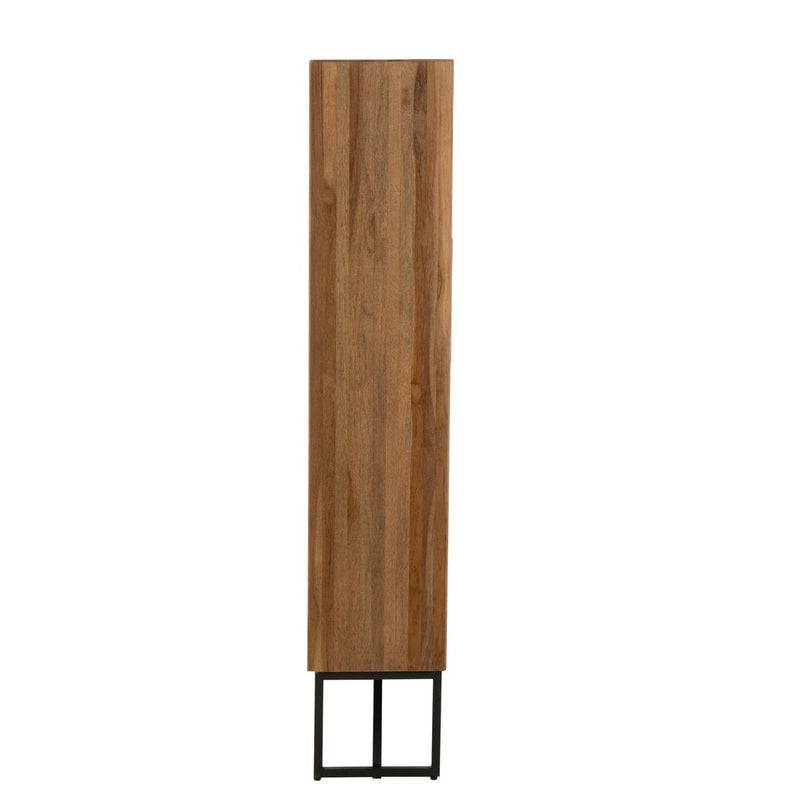 Opbergkast Naturel Recycled hout 30x100 cm-Opbergkasten-J-Line