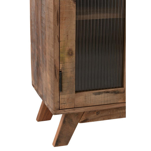 Opbergkast Naturel Recycled hout 30x62 cm-Opbergkasten-J-Line