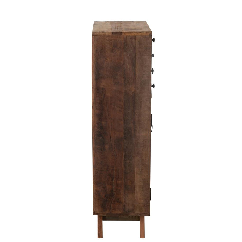 Opbergkast Naturel Recycled hout 30x62 cm-Opbergkasten-J-Line