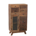 Opbergkast Naturel Recycled hout 30x62 cm-Opbergkasten-J-Line