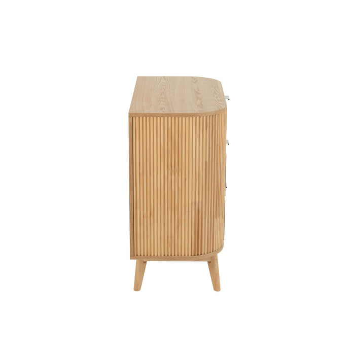 Opbergkast Naturel Rubber hout L 40x80 cm-Opbergkasten-J-Line