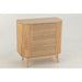 Opbergkast Naturel Rubber hout L 40x80 cm-Opbergkasten-J-Line