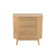Opbergkast Naturel Rubber hout L 40x80 cm-Opbergkasten-J-Line