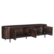 Opbergkast Noor Mangohout Bruin 210x43x56 cm-TV-meubels-Livingfurn