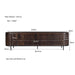 Opbergkast Noor Mangohout Bruin 210x43x56 cm-TV-meubels-Livingfurn