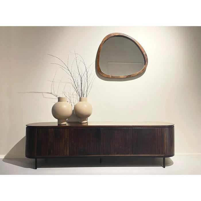 Opbergkast Noor Mangohout Bruin 43x170x56 cm-TV-meubels-Livingfurn
