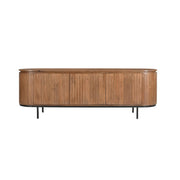 Opbergkast Noor Mangohout Naturel hout 43x170x56 cm-TV-meubels-Livingfurn