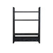 Opbergkast Norris Mangohout Zwart 150x45x200 cm-TV-meubels-Livingfurn