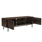 Opbergkast Ravenstein Mangohout Bruin 50x40x150 cm-TV-meubels-Livingfurn