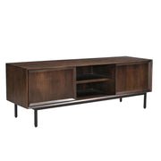 Opbergkast Ravenstein Mangohout Bruin 50x40x150 cm-TV-meubels-Livingfurn