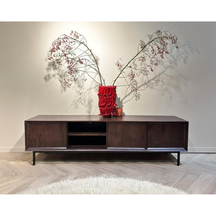Opbergkast Ravenstein Mangohout Bruin 50x40x180 cm-TV-meubels-Livingfurn