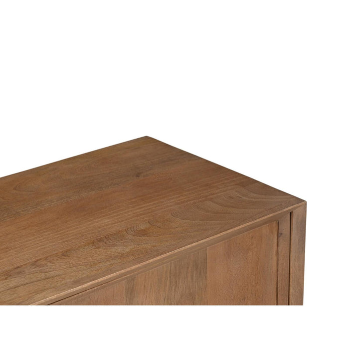 Opbergkast Ravenstein Mangohout Naturel hout 40x170x90 cm-Opbergkasten-Livingfurn