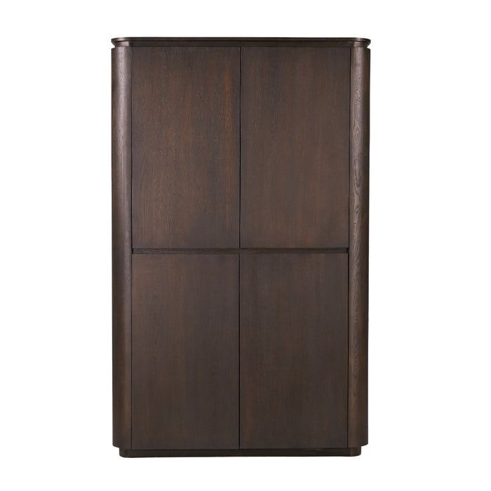 Opbergkast Rivano Eikenhout Fineer Bruin 180cm