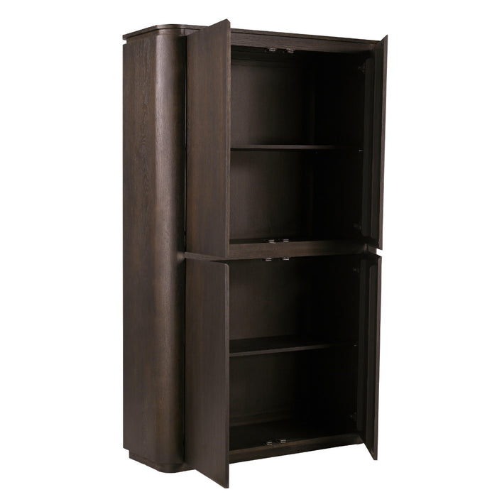 Opbergkast Rivano Eikenhout Fineer Bruin 180cm