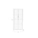 Opbergkast Rob Large Metaal Zwart 35x70 cm-Opbergkasten-Creating Home