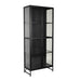 Opbergkast Rob Large Metaal Zwart 35x70 cm-Opbergkasten-Creating Home