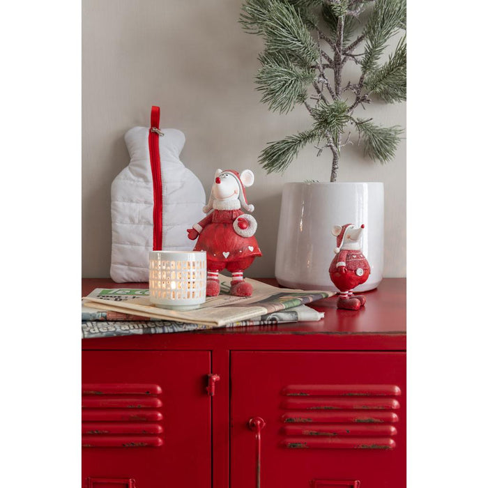 Opbergkast Rood ijzer 42x86 cm-Opbergkasten-J-Line