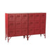Opbergkast Rood ijzer 42x86 cm-Opbergkasten-J-Line