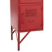 Opbergkast Rood ijzer 42x86 cm-Opbergkasten-J-Line
