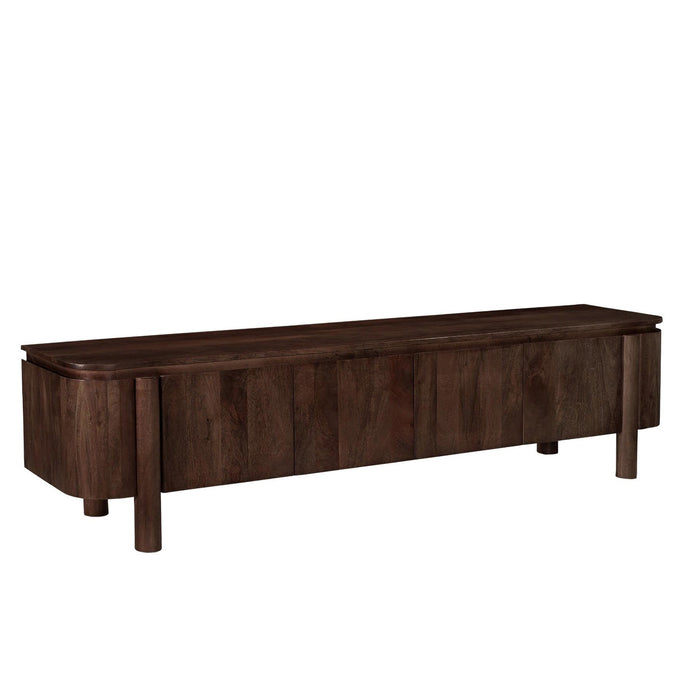 Opbergkast Salano Mangohout Bruin 210x43x50 cm-TV-meubels-Livingfurn