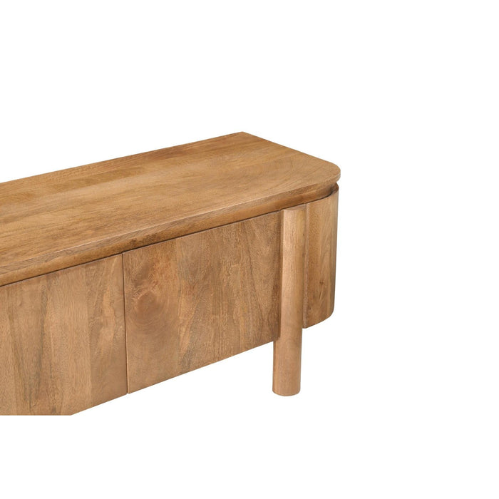 Opbergkast Salano Mangohout Naturel hout 170x43x50 cm-TV-meubels-Livingfurn