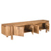 Opbergkast Salano Mangohout Naturel hout 210x43x50 cm-TV-meubels-Livingfurn