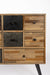 Opbergkast San Teak, Metaal Bruin 31x90 cm-Opbergkasten-Creating Home