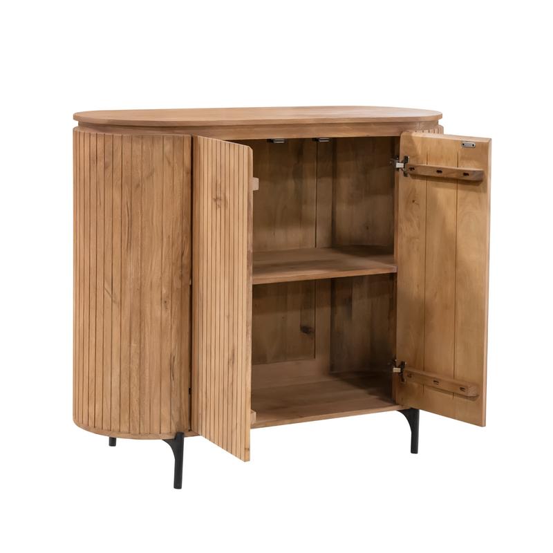 Opbergkast Solana 115 cm Naturel 115x45x100 cm-TV-meubels-Starfurn