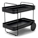 Opbergkast Trolly GIN & TROLLEY Staal Zwart 42x74x69.3cm Spinder-Opbergkasten-Spinder