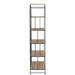 Opbergkast Vakkenkast Bruin Fir hout Rond 40x80 cm-Opbergkasten-J-Line