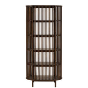 Opbergkast Vakkenkast Bruin Mangohout hout 84x38 cm-Opbergkasten-J-Line