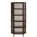 Opbergkast Vakkenkast Bruin Mangohout hout 84x38 cm-Opbergkasten-J-Line