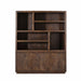 Opbergkast Vakkenkast Brussel Bruin XL 160 cm 160x45x200 cm-Opbergkasten-Starfurn