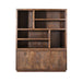 Opbergkast Vakkenkast Brussel Bruin XL 160 cm 160x45x200 cm-Opbergkasten-Starfurn
