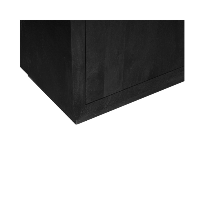 Opbergkast Vakkenkast Brussel Zwart XL 160 cm 160x45x200 cm-Opbergkasten-Starfurn