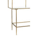 Opbergkast Vakkenkast Goud Glas 40x100 cm-Opbergkasten-J-Line