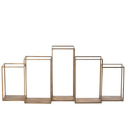 Opbergkast Vakkenkast Goud Ijzer 20x93 cm-Opbergkasten-J-Line