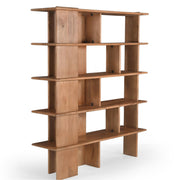 Opbergkast Vakkenkast Lina Naturel Mangohout 150x40 cm-Opbergkasten-Starfurn