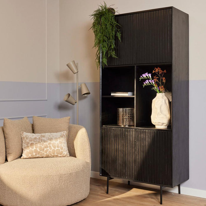 Opbergkast Vakkenkast Madison 90 cm 90x45x200 cm-Opbergkasten-Starfurn