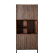 Opbergkast Vakkenkast Madison Bruin 90 cm 90x45x200 cm-Opbergkasten-Starfurn