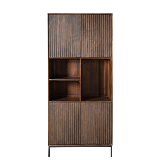 Opbergkast Vakkenkast Madison Bruin 90 cm 90x45x200 cm-Opbergkasten-Starfurn