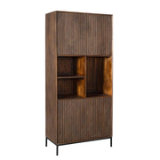 Opbergkast Vakkenkast Madison Bruin 90 cm 90x45x200 cm-Opbergkasten-Starfurn