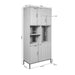 Opbergkast Vakkenkast Madison Bruin 90 cm 90x45x200 cm-Opbergkasten-Starfurn