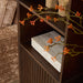 Opbergkast Vakkenkast Madison Bruin 90 cm 90x45x200 cm-Opbergkasten-Starfurn