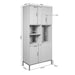 Opbergkast Vakkenkast Madison Naturel 90 cm 90x45x200 cm-Opbergkasten-Starfurn