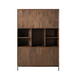 Opbergkast Vakkenkast Madison XL Bruin 135 cm 135x45x200 cm-Opbergkasten-Starfurn